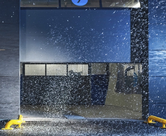 Панорамные ворота AluTherm в Новотитаровской