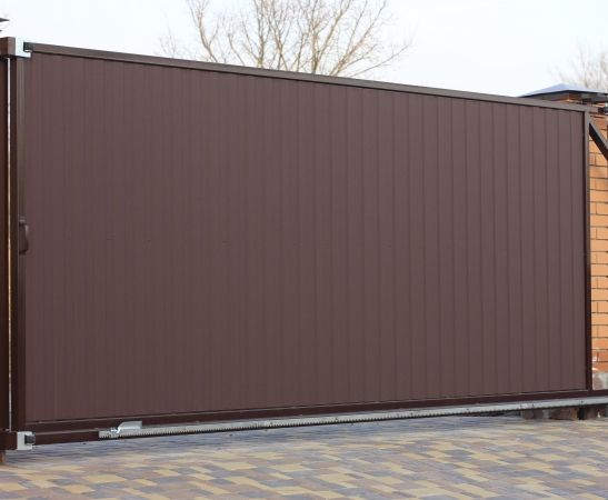 Откатные ворота в Новотитаровской