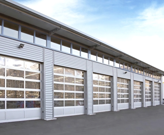 Панорамные ворота в Новотитаровской